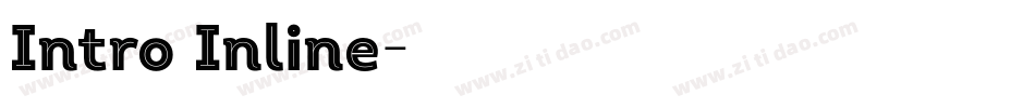 Intro Inline字体转换